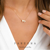 Customize Initial Heart Necklace